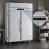 Thumbnail image #4 for Victory UltraSpec 49.02 Cu. Ft. Two-Section Reach-In Freezer with V-Core, Stainless Steel, Self-Contained