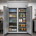 Thumbnail image #4 for Beverage-Air P-Series Extra Tall Two-Section Roll-Thru Refrigerator, Standard Depth, 85.76 Cu. Ft., Stainless Steel, Top-Mounted Self-Contained