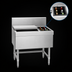Thumbnail image #4 for Eagle Spec-Bar Combo Underbar Ice Bin/Bottle Unit with Right-Side 6-Bottle Compartment, 30 Inch W x 19 Inch D, 50 lb Capacity