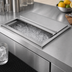 Thumbnail image #4 for Drop-In Insulated Stainless Steel Ice Bin with Sliding Cover, 60 lb Capacity