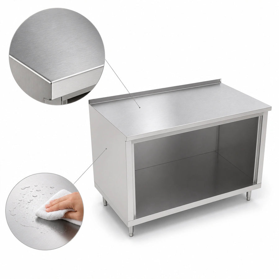 16-Gauge Stainless Steel Top