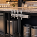Thumbnail image #4 for Slim Underbar Mount 4-Faucet Glycol-Cooled Draft Beer Dispenser with Brushed Stainless Steel Finish