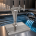 Thumbnail image #4 for Glastender Cobra 3-Faucet Countertop Glycol-Cooled Draft Dispensing Tower with Mirror Finish