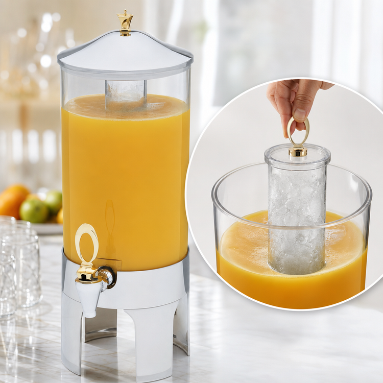 Product image #4 for New York, New York® Single 2-Gallon Cold Beverage Dispenser with Brass Accents