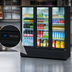 Thumbnail image #5 for Turbo Air Super Deluxe 3-Section Glass Door Refrigerated Merchandiser, 70.5 Cu. Ft., Self-Contained Bottom Mount
