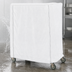 Thumbnail image #4 for Metro Waterproof Banquet Cart Cover, 60 x 18 x 54 Inch, White, with PVC Zipper