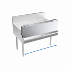 Thumbnail image #4 for Krowne Royal Series KR-SC38 Single 38-Inch Stainless Steel Speed Rail Locking Cover