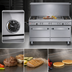 Thumbnail image #4 for Ultimate 60-Inch Gas Restaurant Range with 2 Star/Saute Burners, 48-Inch Thermostatic Griddle, Standard Oven, and Convection Oven