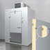 Thumbnail image #4 for Arctic Industries 8' x 6' Indoor Walk-In Freezer with Floor and Remote Pre-Assembled Refrigeration
