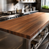 Thumbnail image #4 for Boos Block 84 Inch x 30 Inch Full-Length Edge Grain Walnut Kitchen Countertop with Varnique Finish