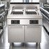 Thumbnail image #4 for Trento Natural Gas Double Tank Floor Model Pasta Cooker with 2 x 11.89-Gallon Tanks