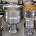 Thumbnail image #4 for Crown DP-80 80 Gallon Direct Steam Stationary Kettle with 2/3 Jacket