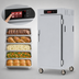Thumbnail image #4 for Metro C5 8 Series 3/4 Height Controlled Temperature Heated Holding Cabinet, Mobile, Solid Doors, Lip-Load Slides, 14 Pan Capacity, 120V