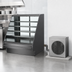 Thumbnail image #4 for Fusion® 148-1/2-Inch Flat Angled Lift-Up Front Glass Refrigerated Service Case with Remote DX Refrigeration