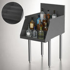 Thumbnail image #4 for Perlick Corporation Top Shelf TS18LS Modular Freestanding Stainless Steel Liquor Bottle Display Unit, 5-Step, 18-Inch Wide