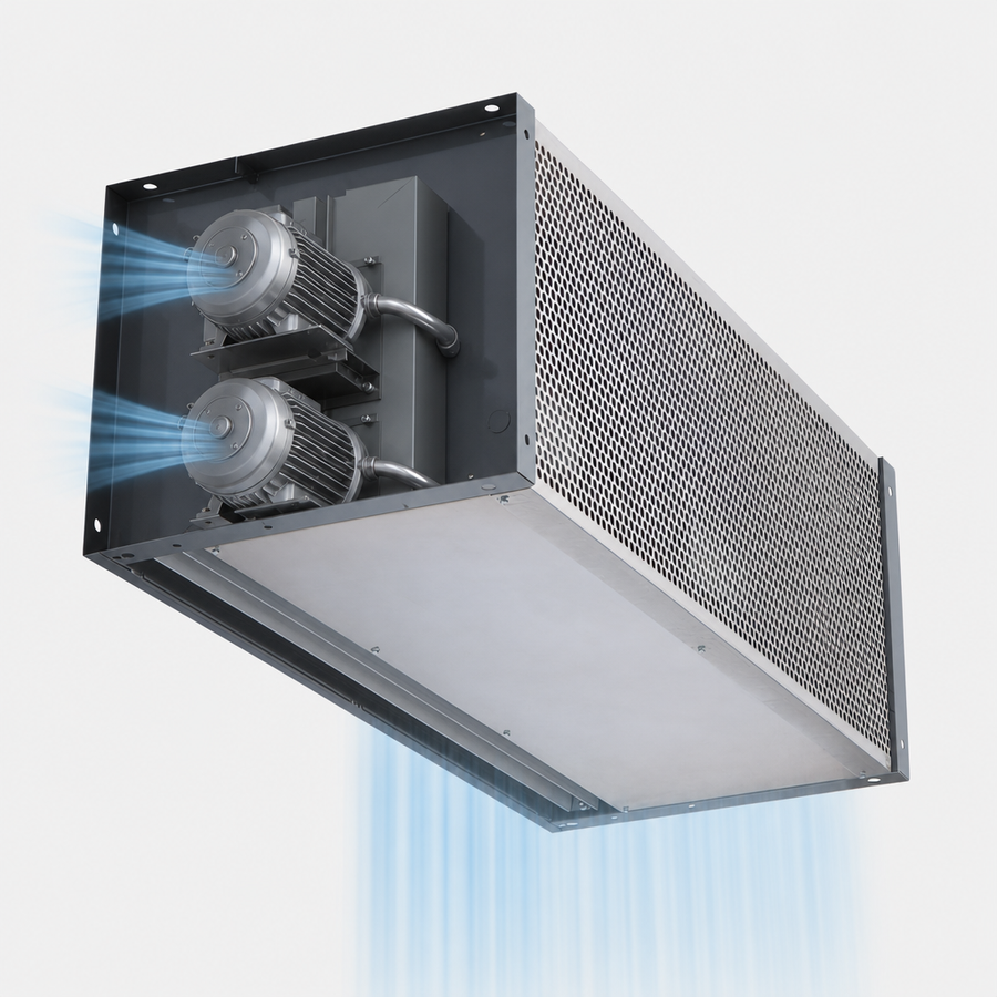 Dual 1 HP Direct-Drive Motors