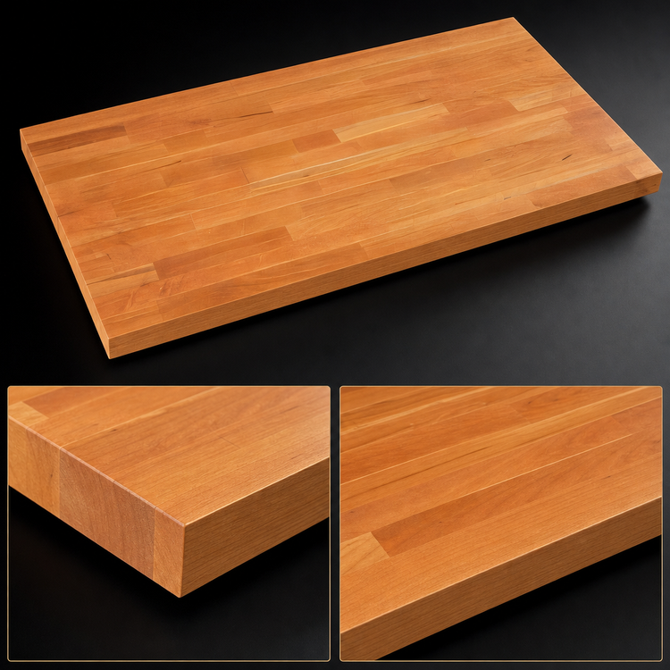 Product image #4 for Boos Block American Cherry Edge Grain Kitchen Countertop, 96 in. x 42 in. x 1-1/2 in., Oil Finish