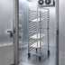 Thumbnail image #4 for Channel Manufacturing Stainless Steel Walk-In Cooler/Freezer End-Load Bun Pan Rack, 3-Inch Spacing, 18-Pan Capacity