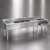 Thumbnail image #4 for Eagle Group 2200 Series 8-Foot Underbar Combination Unit with 4 Sink Bowls and Right Ice Bin