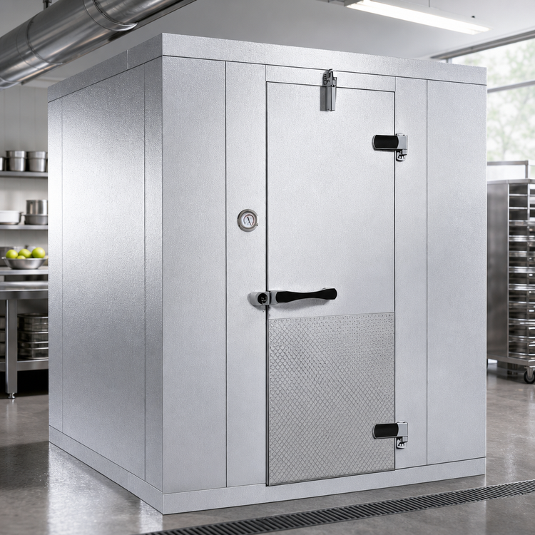 Product image #4 for Kold-Front Indoor Floorless Walk-In Cooler with Pre-Charged Remote Refrigeration, Nominal 8' x 12'