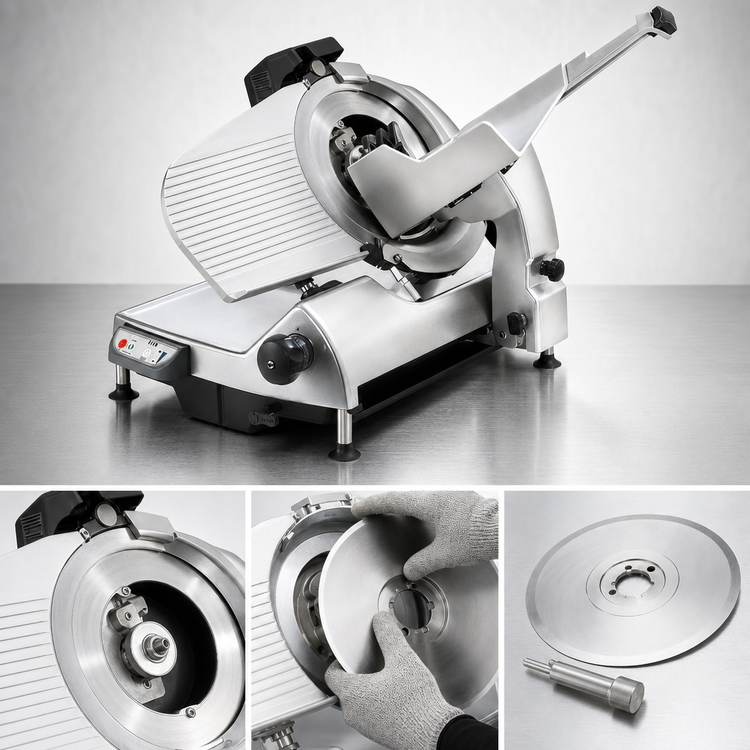 Product image #4 for Hobart HS7-1 Heavy Duty Automatic Meat Slicer with 13-Inch CleanCut Knife