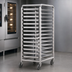 Thumbnail image #4 for Baxter Heavy Duty Stainless Steel Single End Load Rack for Single Rack Ovens, 15 Slides