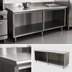 Thumbnail image #4 for Advance Tabco Special Value Series 108-Inch W x 30-Inch D Economy Open Base Work Table, Flat Top, 16 Gauge 304 Stainless Steel