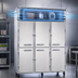 Thumbnail image #4 for Continental Refrigerator 3FNSSHD Three-Section Standard Depth Reach-In Freezer with Half-Height Solid Doors