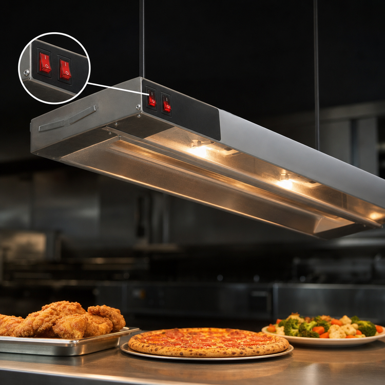 Product image #4 for Eagle RedHots 24-Inch Standard-Watt Lighted Single Strip Heat Lamp, 240V, 470W