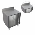 Thumbnail image #5 for BK Resources UBC-21-F24 24 x 21-Inch Flat-Top Open Underbar Cabinet, 18-Gauge T-304 Stainless Steel, No Backsplash, Adjustable Legs