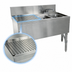 Thumbnail image #4 for Advance Tabco Prestige 48-Inch 2-Compartment Stainless Steel Underbar Sink with Left Drainboard and Deck-Mount Faucet