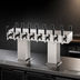 Thumbnail image #4 for Perlick Extra High Back-to-Back Bridge Tee Countertop Glycol-Cooled Draft Beer Tower, 24-Faucet Capacity, Stainless Steel