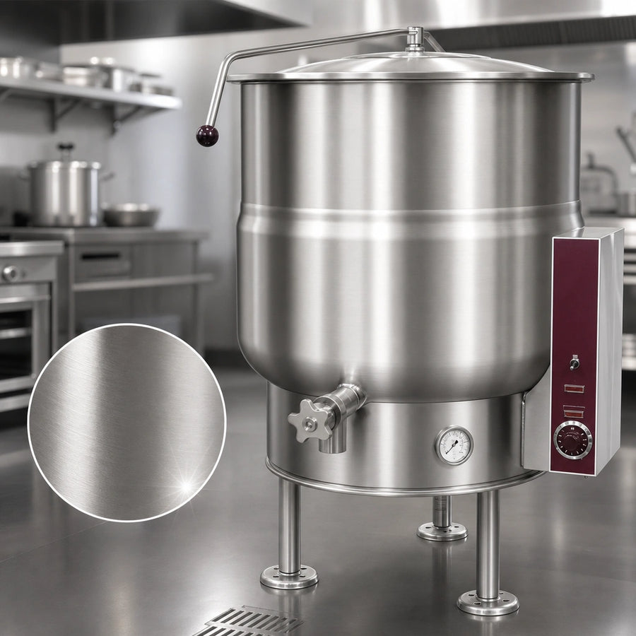 304 Stainless Steel Exterior
