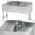 Thumbnail image #4 for Advance Tabco Special Value Series 48-Inch 2-Compartment Stainless Steel Bar Sink with Dual 12-Inch Drainboards