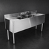 Thumbnail image #4 for CHOICE Four Compartment Underbar Sink Unit with Dual Drainboards and Deck-Mount Faucet, 72
