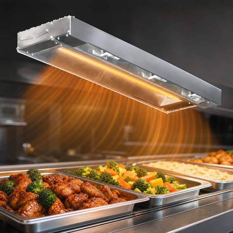 Product image #4 for Eagle RedHots 66-Inch Single-Rod High-Watt Unlighted Strip Heat Lamp, 120V
