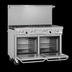 Thumbnail image #4 for Southbend Ultimate 48-Inch Gas Restaurant Range with Griddle and Two Space Saver Ovens