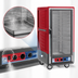 Thumbnail image #4 for Metro C5 3 Series 3/4 Height Mobile Moisture Heated Holding and Proofing Cabinet with Clear Polycarbonate Door and Red Insulation Armour