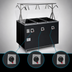 Thumbnail image #4 for Vollrath 2-Series Affordable Portable 3-Well Mobile Hot Food Station Deluxe with Buffet-Style Breath Guard