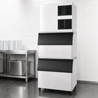 Thumbnail image #4 for Hoshizaki KM-1900SWJ3 Stackable Crescent Cube Ice Maker, Water-Cooled, Self-Contained, 1,880 lb/Day, 48-Inch Wide