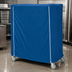 Thumbnail image #4 for Metro Mariner Blue Waterproof Cart Cover for 48 x 24 x 54 Inch Queen Mary and Banquet Carts