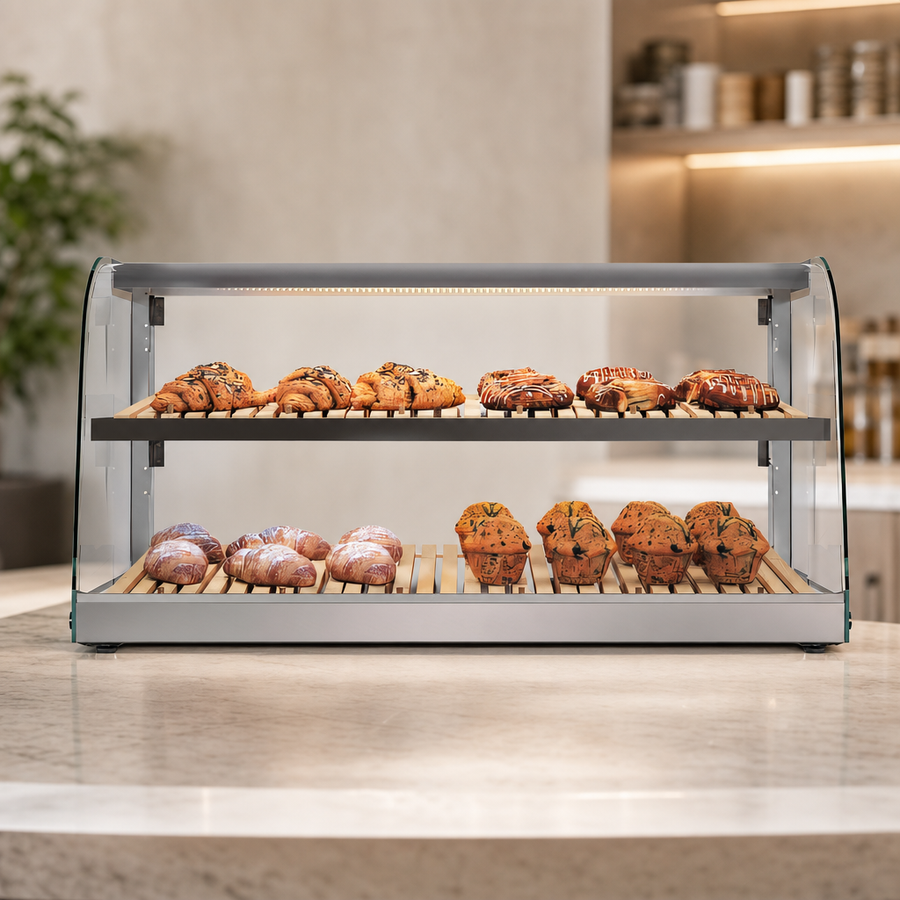Two Display Shelves
