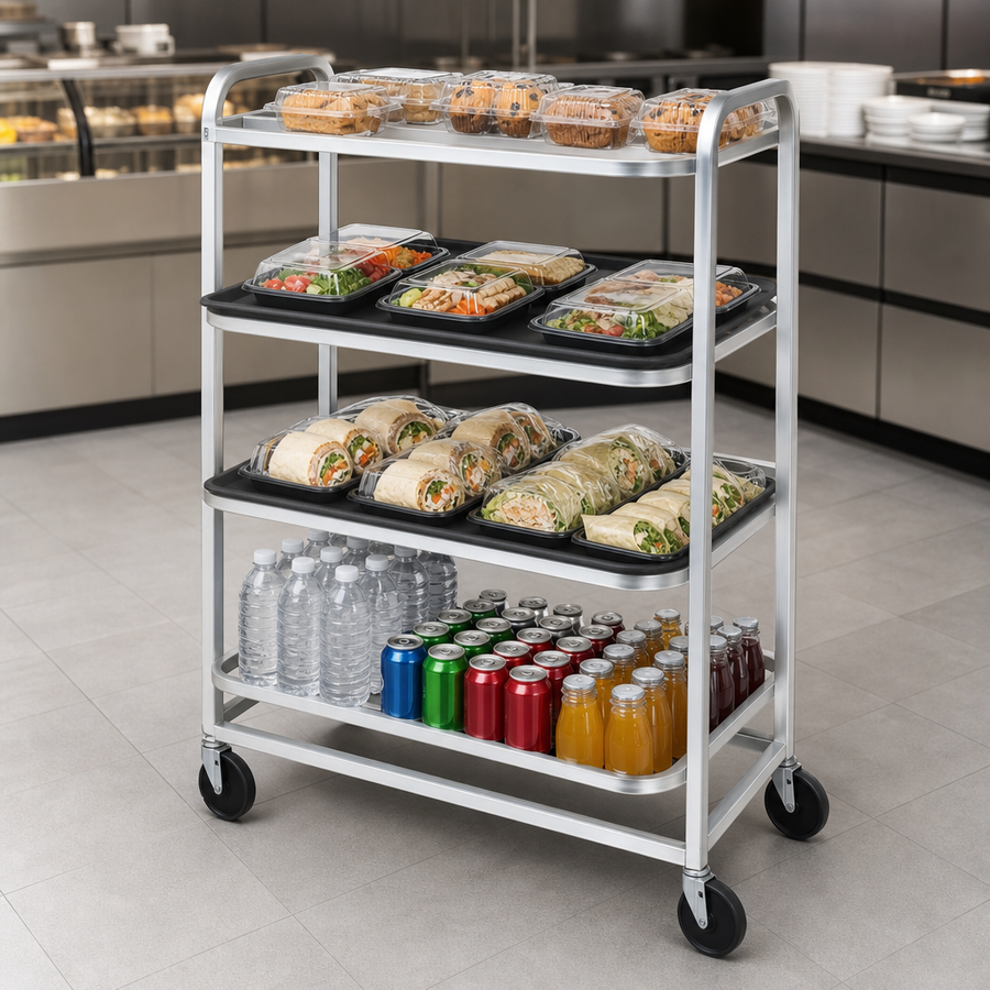 Four-Shelf Display Layout