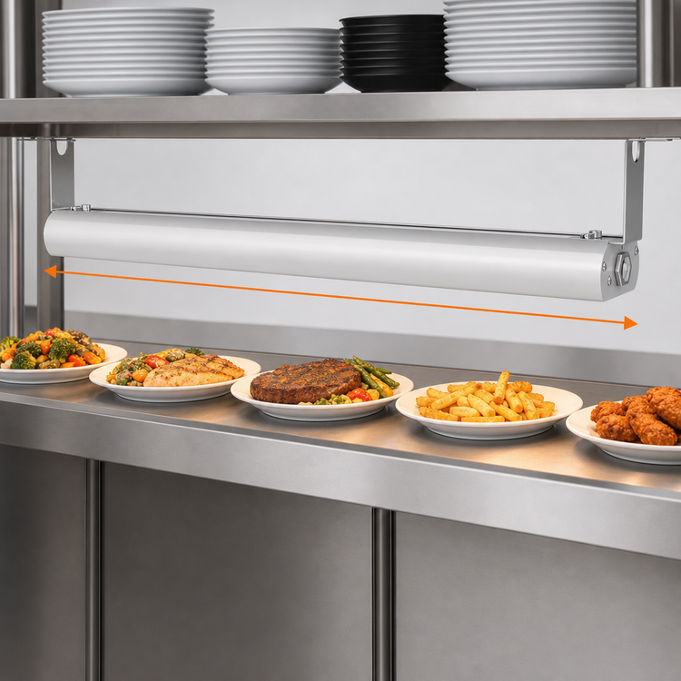 Product image #4 for Vollrath 84-Inch Low Profile Unlighted Heat Strip with Remote Toggle Switch