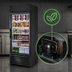 Thumbnail image #4 for True One-Section Glass Door Merchandiser Refrigerator with Health Safety Timer, 5 Shelves, Black Exterior (GDM-26-HST02-HC~TSL01)