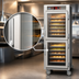Thumbnail image #4 for Metro C5 6 Series Full-Height Mobile Heated Holding Cabinet with Dutch Clear Glass Doors and 34-Pan Lip-Load Capacity