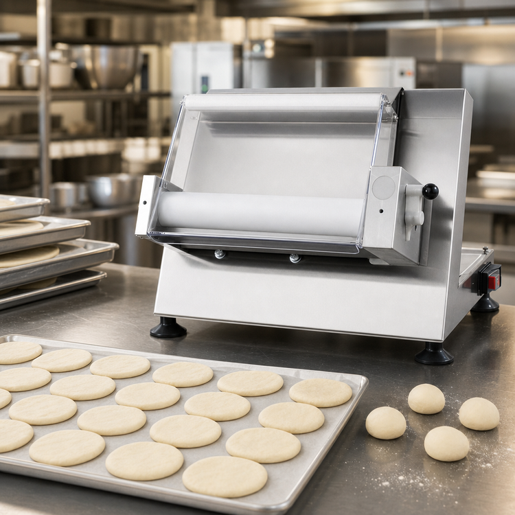 Product image #4 for Doyon 18-Inch Countertop Dough Sheeter with Teflon Rollers, 1/2 HP