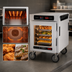 Thumbnail image #5 for Metro HotBlox Narrow 4-Pan Undercounter Insulated Holding Cabinet with Clear Door and Digital Touchscreen Controls
