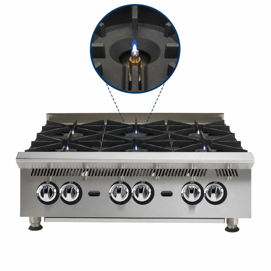 Standing Pilot Per Burner
