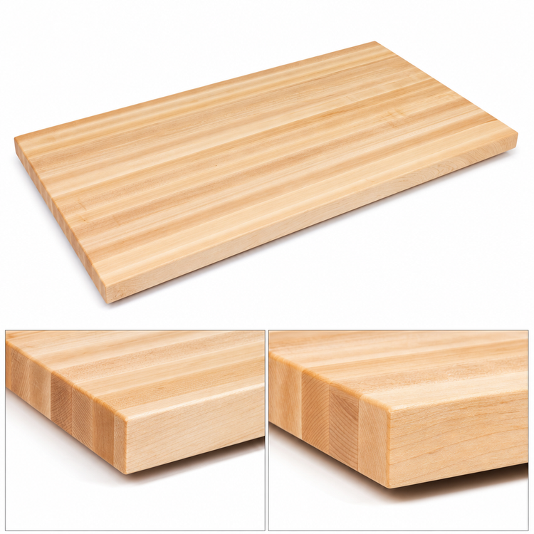 Product image #4 for Boos Block Northern Hard Rock Maple Kitchen Countertop, 108 x 38 x 1-1/2 Inch, Edge Grain, Oil Finish